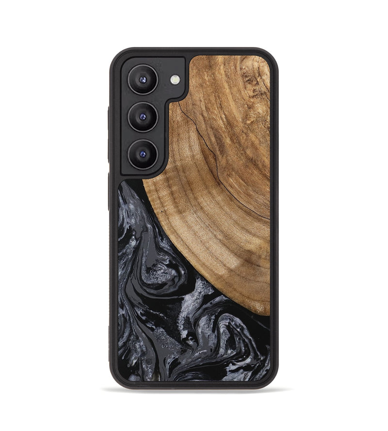 Galaxy S23 Wood Phone Case - Lydia (Black & White, 745776)