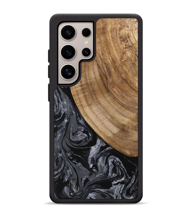 Galaxy S25 Ultra Wood Phone Case - Lydia (Black & White, 745776)