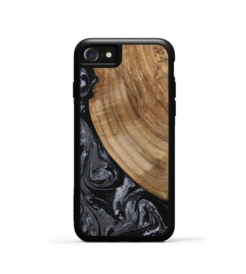 iPhone SE Wood Phone Case - Lydia (Black & White, 745776)