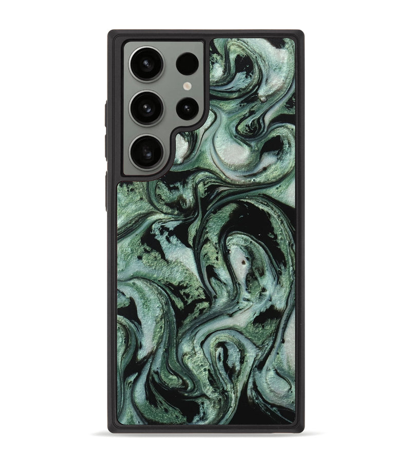 Galaxy S23 Ultra ResinArt Phone Case - Brittni (Green, 745778)