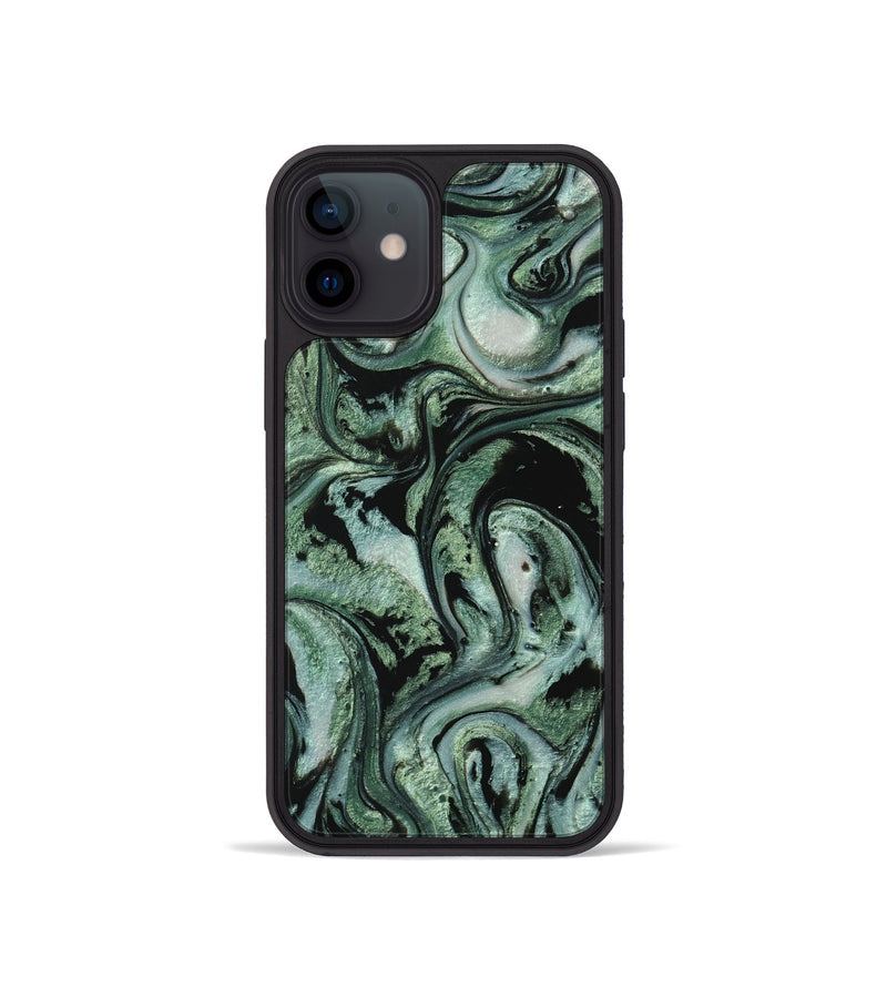 iPhone 12 mini ResinArt Phone Case - Brittni (Green, 745778)