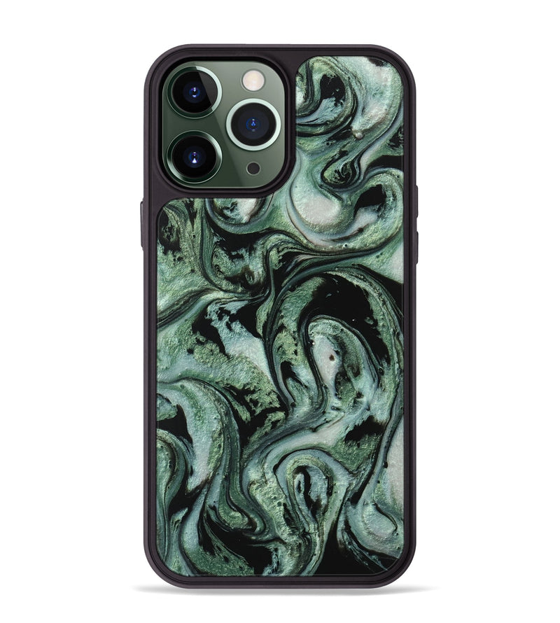 iPhone 13 Pro Max ResinArt Phone Case - Brittni (Green, 745778)