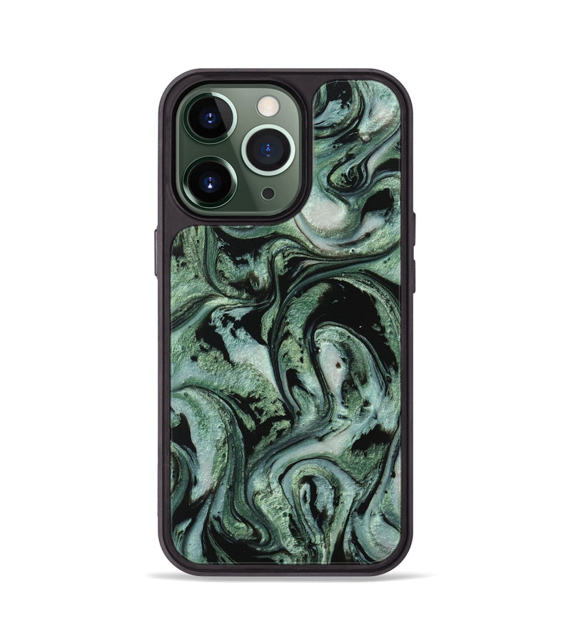 iPhone 13 Pro ResinArt Phone Case - Brittni (Green, 745778)