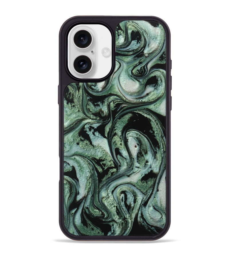 iPhone 16 Plus ResinArt Phone Case - Brittni (Green, 745778)