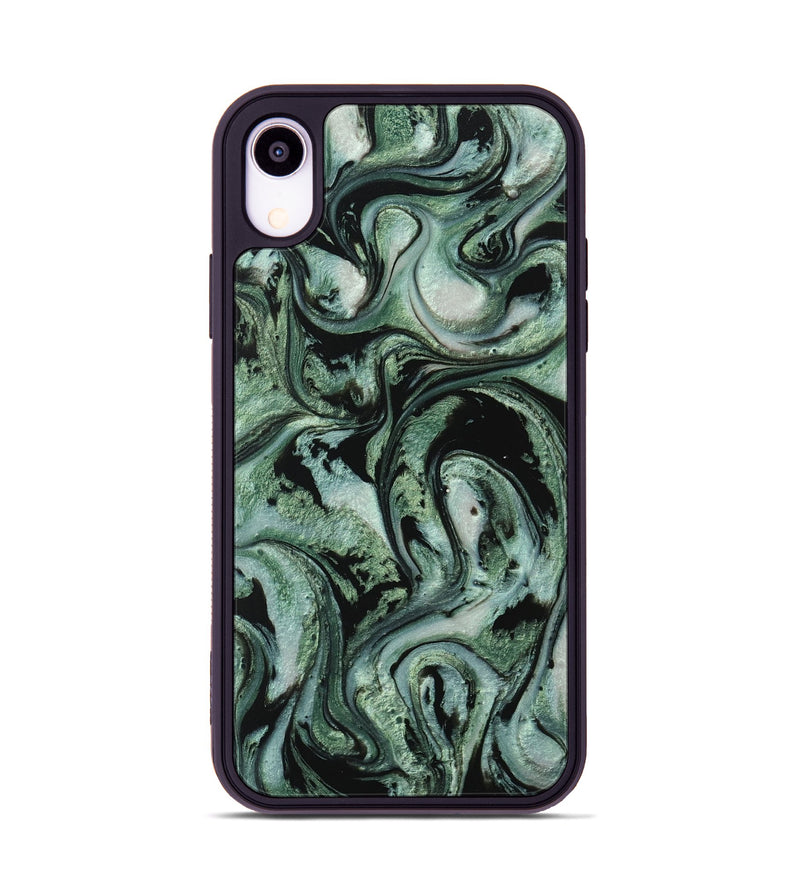 iPhone Xr ResinArt Phone Case - Brittni (Green, 745778)