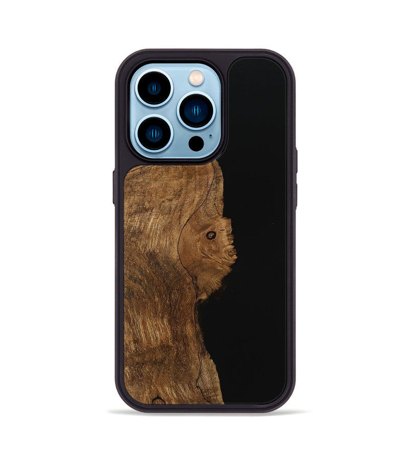 iPhone 14 Pro Wood Phone Case - Khaza (Wood Burl, 745780)