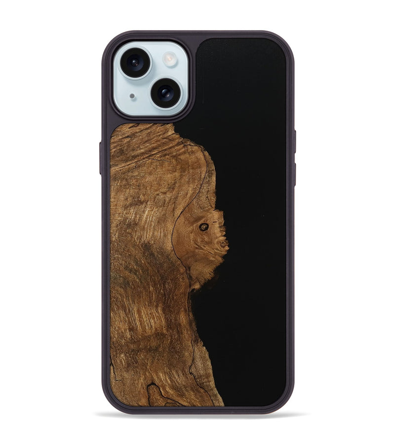 iPhone 15 Plus Wood Phone Case - Khaza (Wood Burl, 745780)