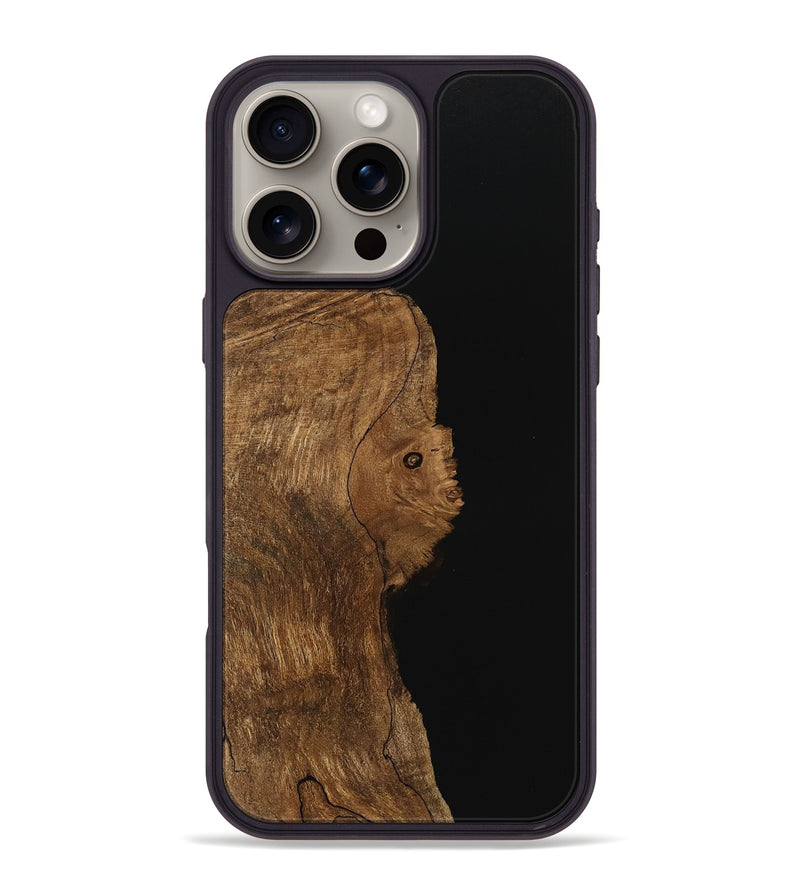 iPhone 16 Pro Max Wood Phone Case - Khaza (Wood Burl, 745780)