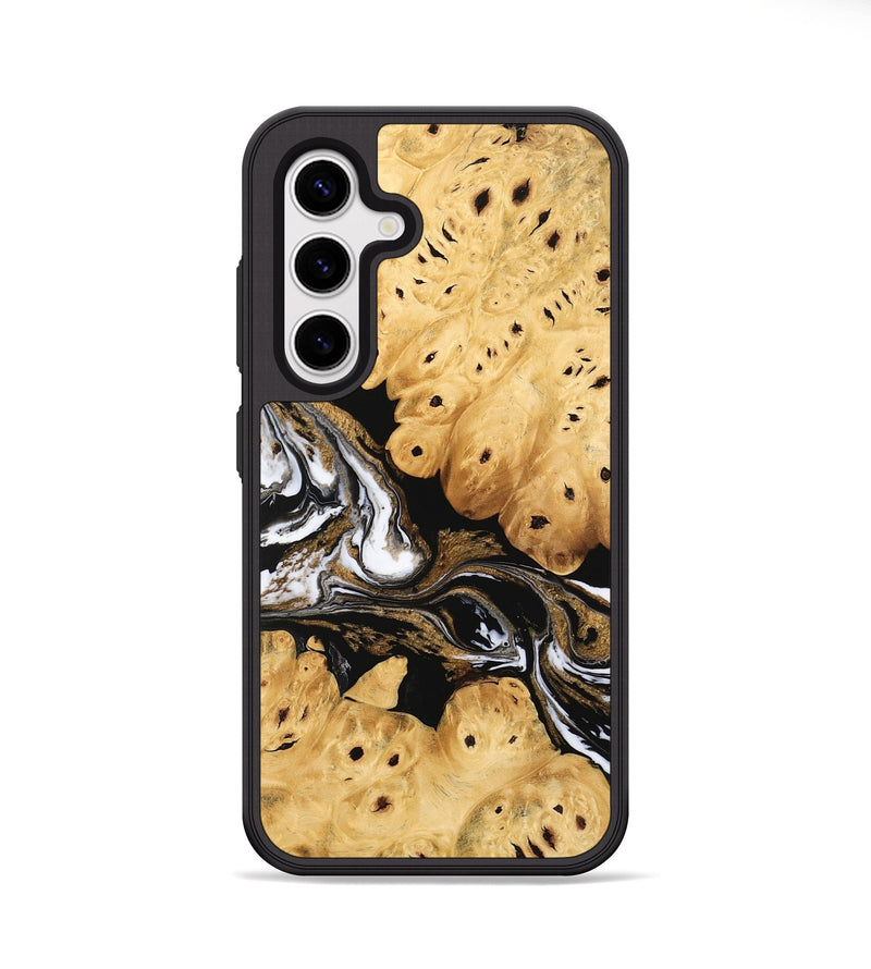 Galaxy S25 Wood Phone Case - Evelynn (Black & White, 745781)