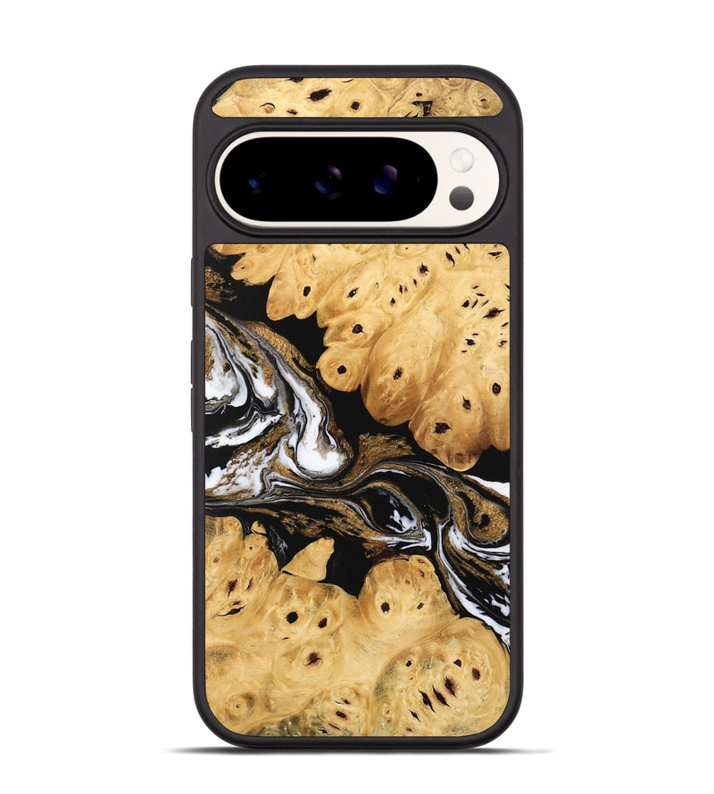 Pixel 9 Wood Phone Case - Evelynn (Black & White, 745781)