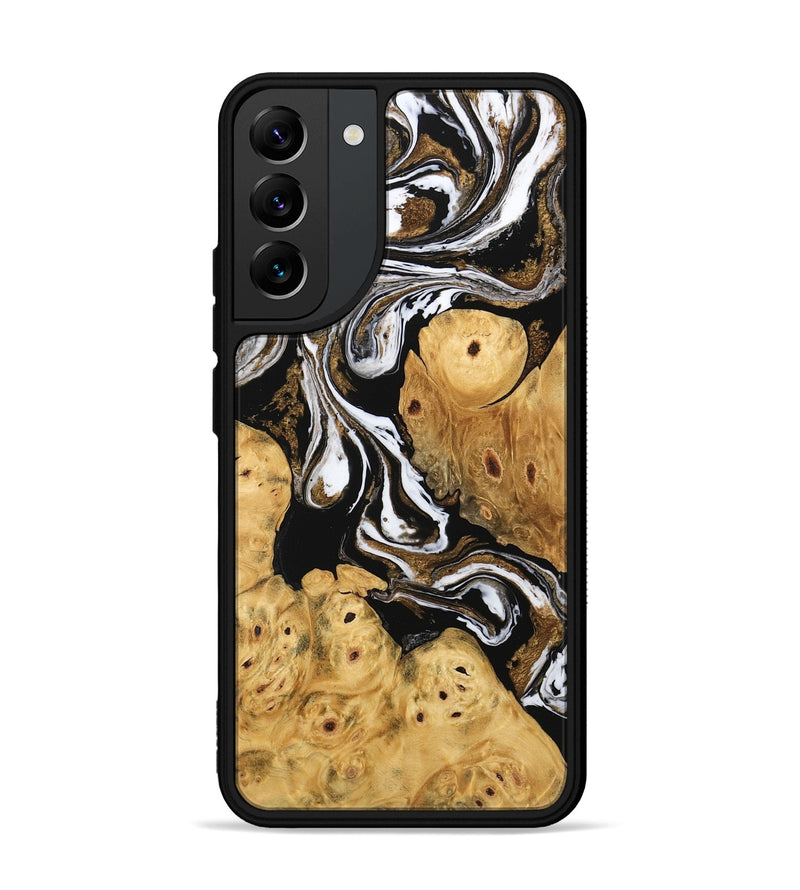 Galaxy S22 Plus Wood Phone Case - Catina (Black & White, 745783)