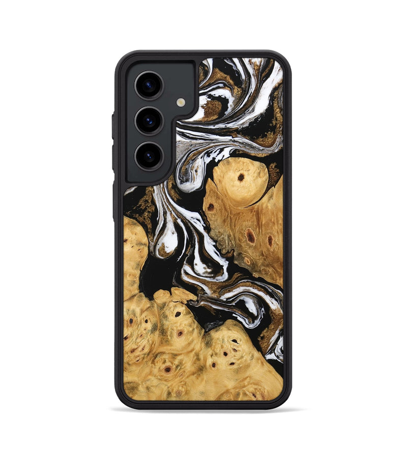 Galaxy S24 Wood Phone Case - Catina (Black & White, 745783)