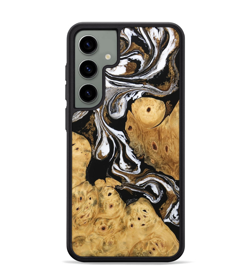 Galaxy S24 Plus Wood Phone Case - Catina (Black & White, 745783)