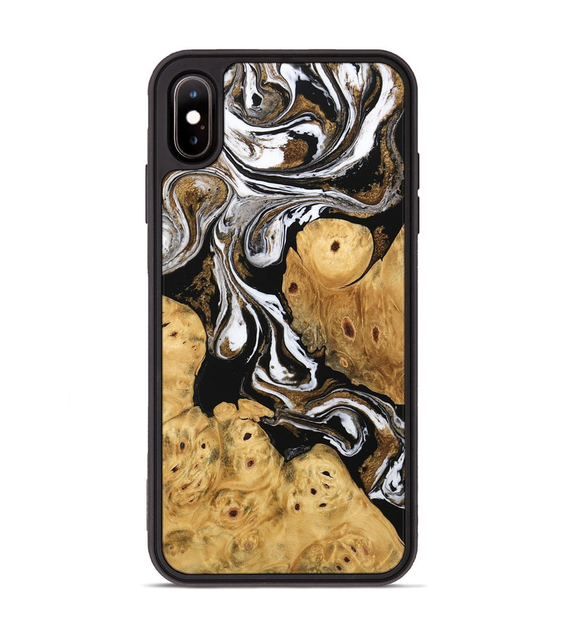 iPhone Xs Max Wood Phone Case - Catina (Black & White, 745783)