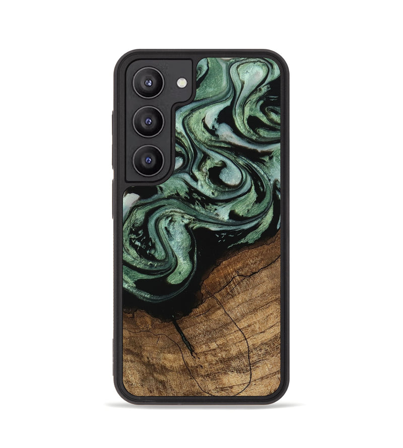 Galaxy S23 Wood Phone Case - Flossie (Green, 745785)