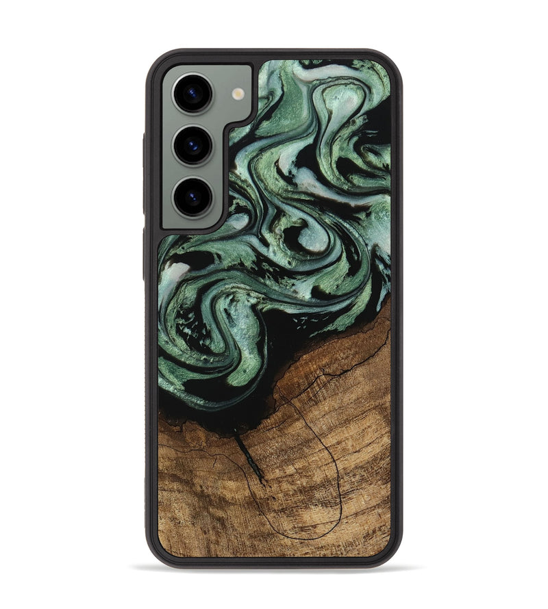 Galaxy S23 Plus Wood Phone Case - Flossie (Green, 745785)