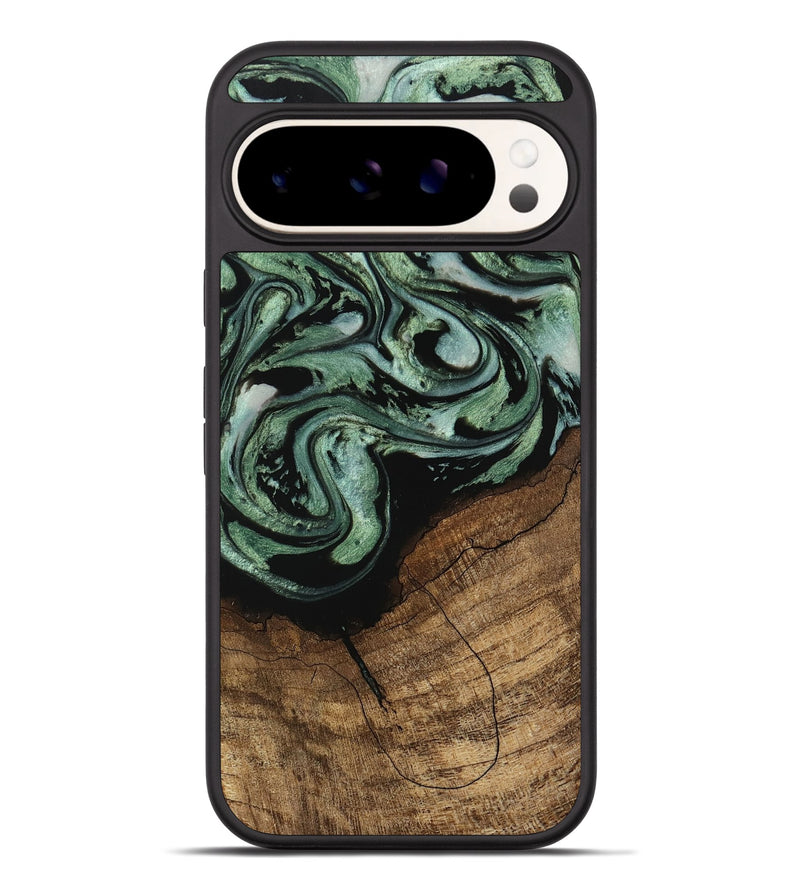 Pixel 9 Pro XL Wood Phone Case - Flossie (Green, 745785)