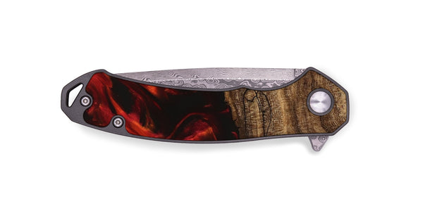 EDC Wood Pocket Knife - Clare (Red, 745787)