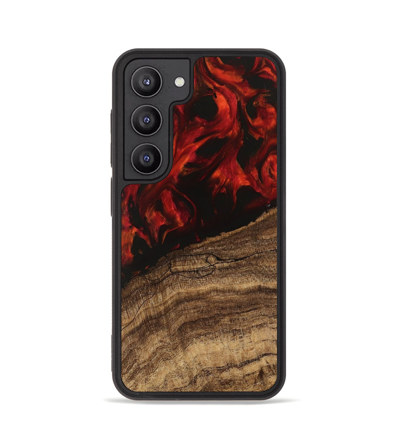 Galaxy S23 Wood Phone Case - Clare (Red, 745787)