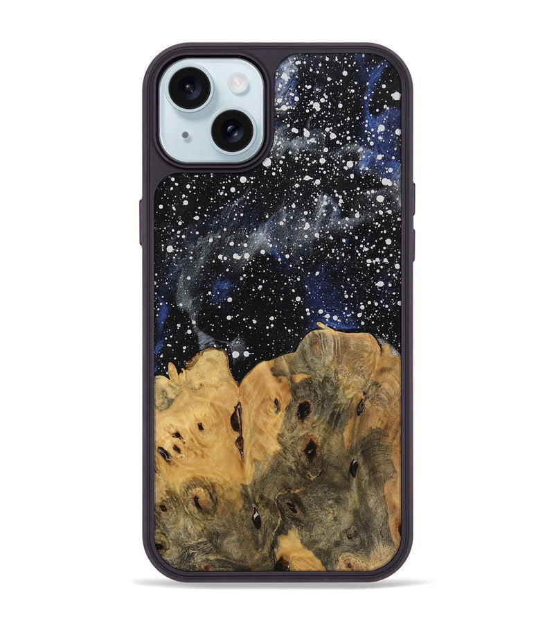 iPhone 15 Plus Wood Phone Case - Mekhi (Cosmos, 745793)