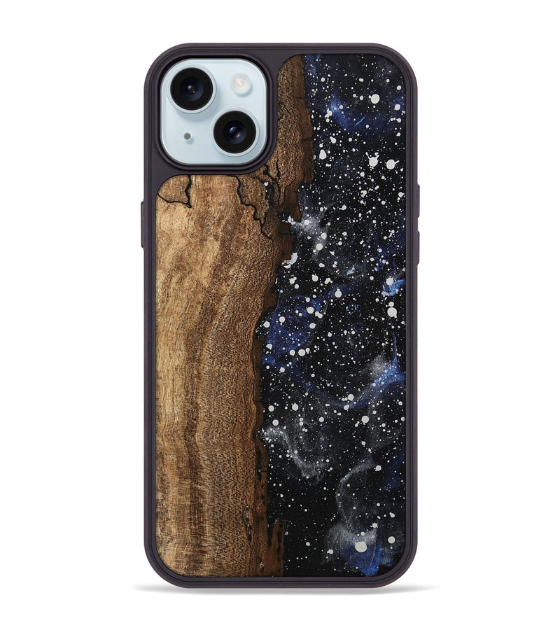 iPhone 15 Plus Wood Phone Case - Erwin (Cosmos, 745795)