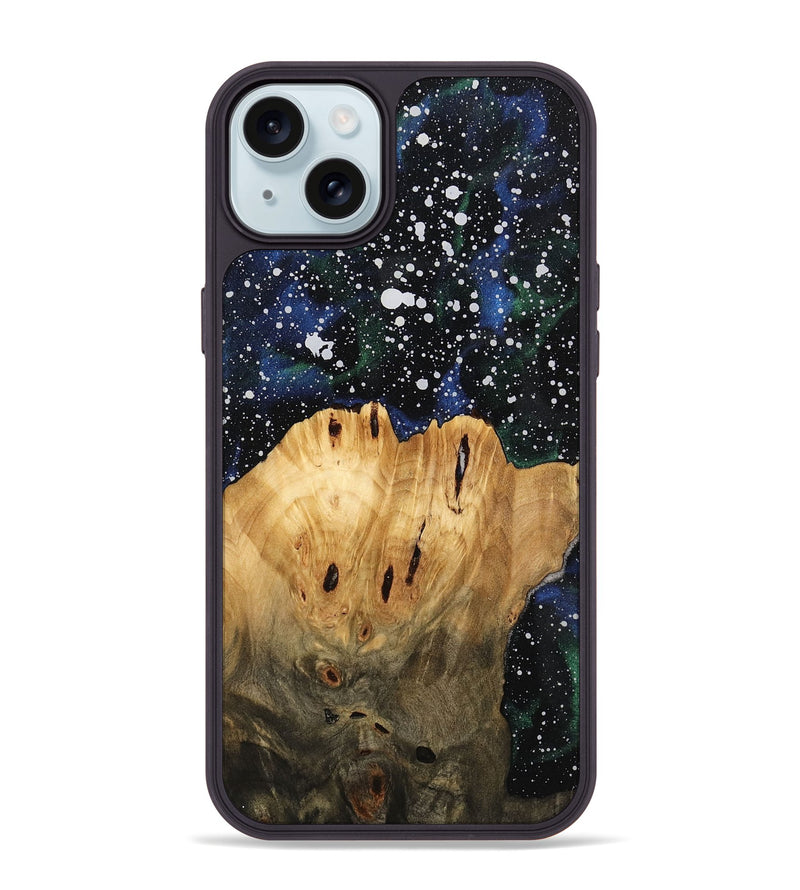 iPhone 15 Plus Wood Phone Case - Zona (Cosmos, 745796)