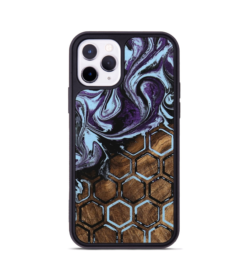 iPhone 11 Pro Wood Phone Case - Barney (Pattern, 745800)