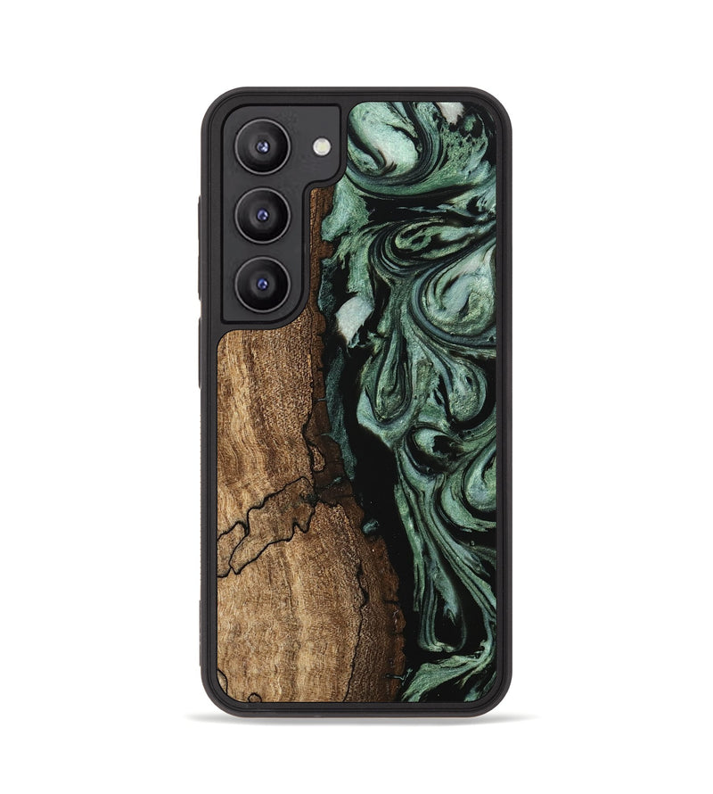 Galaxy S23 Wood Phone Case - Blaze (Green, 745805)