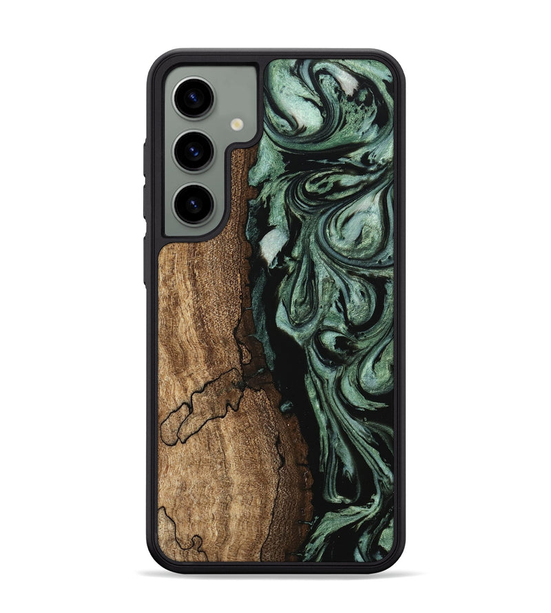 Galaxy S24 Plus Wood Phone Case - Blaze (Green, 745805)