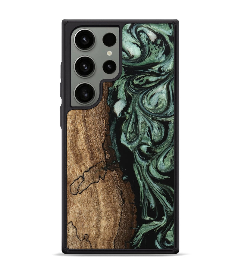 Galaxy S24 Ultra Wood Phone Case - Blaze (Green, 745805)