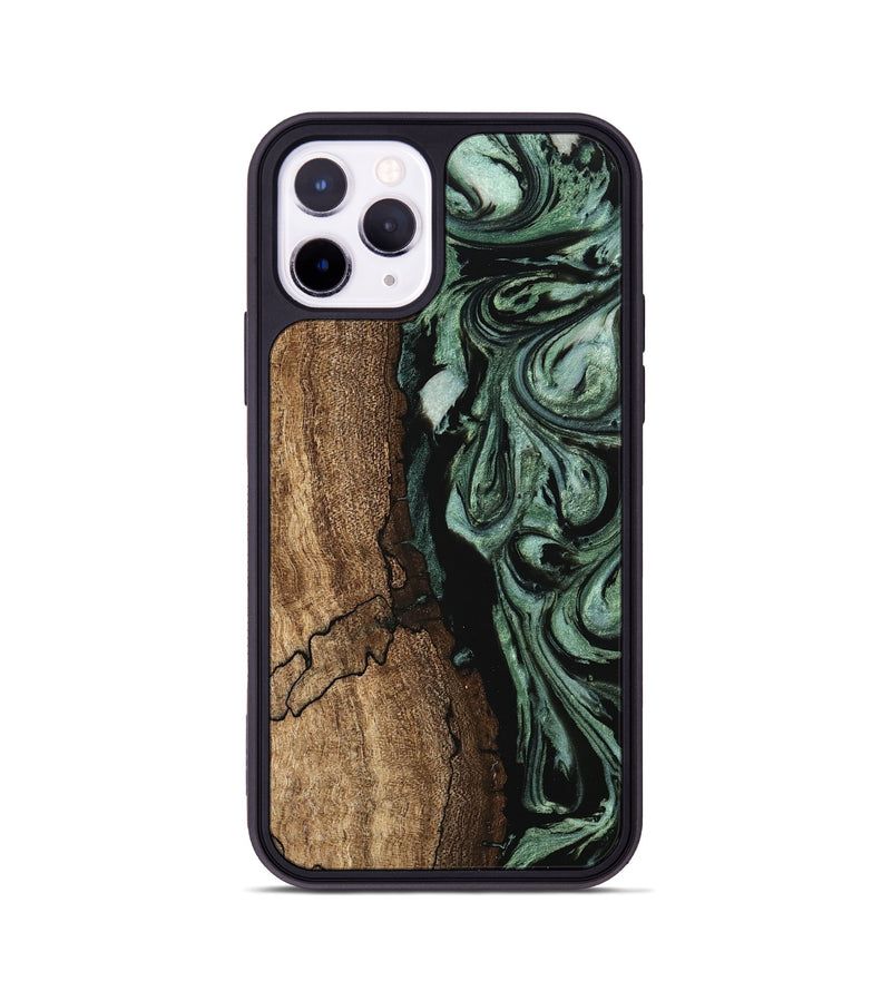 iPhone 11 Pro Wood Phone Case - Blaze (Green, 745805)