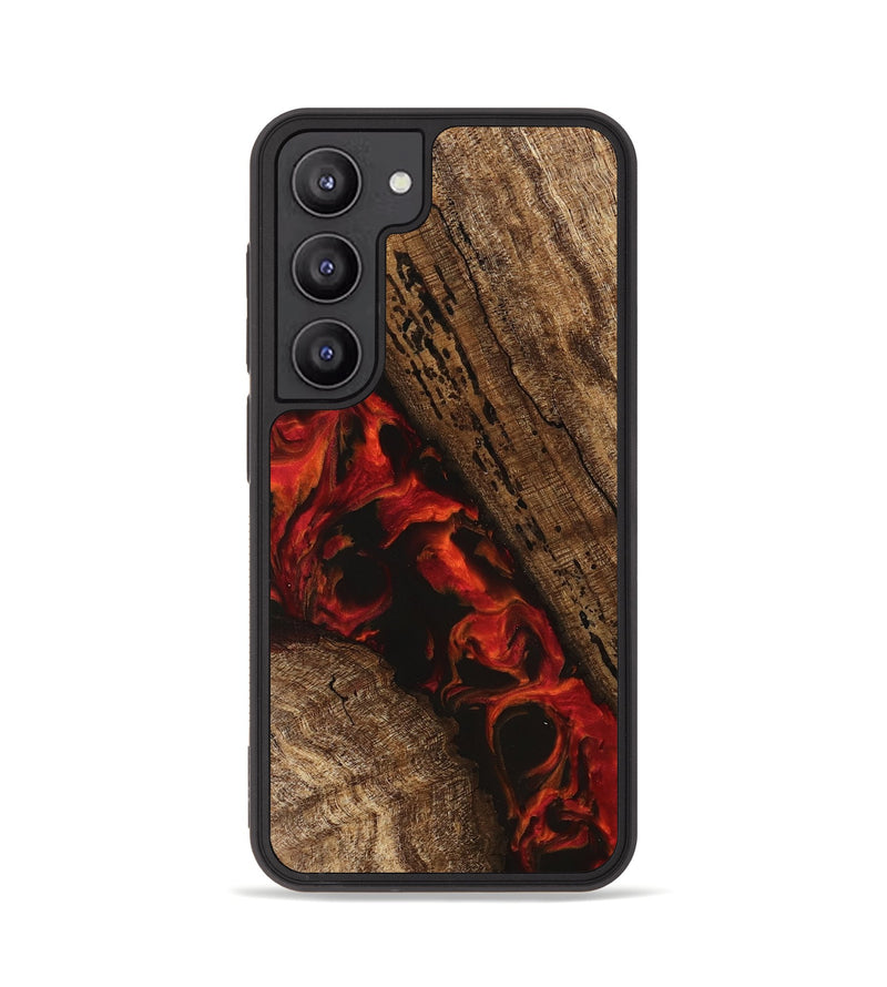 Galaxy S23 Wood Phone Case - Annette (Red, 745806)