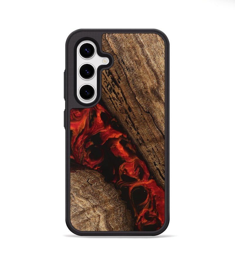 Galaxy S25 Wood Phone Case - Annette (Red, 745806)