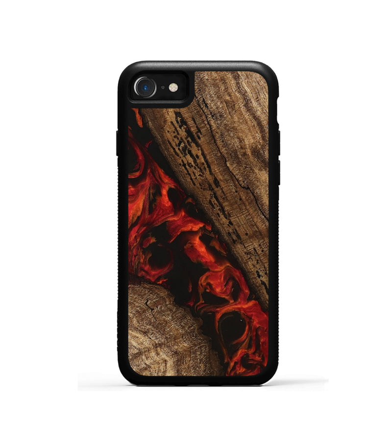 iPhone SE Wood Phone Case - Annette (Red, 745806)