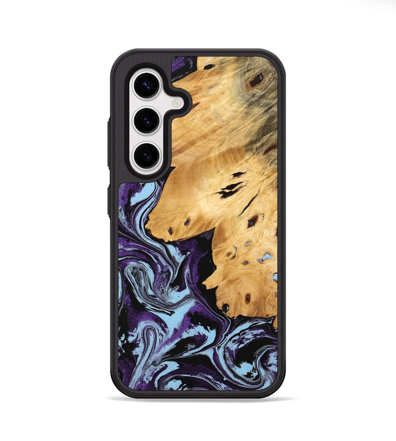 Galaxy S25 Wood Phone Case - Felton (Purple, 745810)