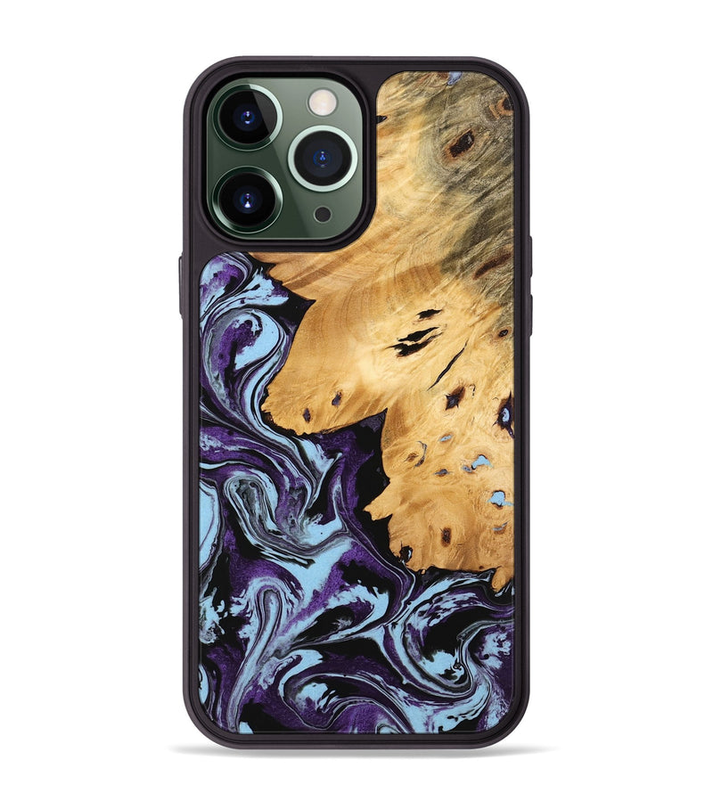 iPhone 13 Pro Max Wood Phone Case - Felton (Purple, 745810)