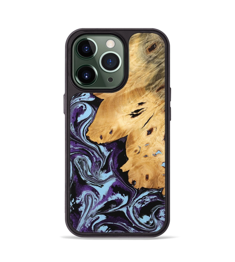 iPhone 13 Pro Wood Phone Case - Felton (Purple, 745810)