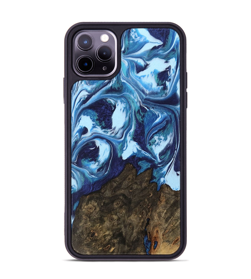 iPhone 11 Pro Max Wood Phone Case - Nixon (Blue, 745814)