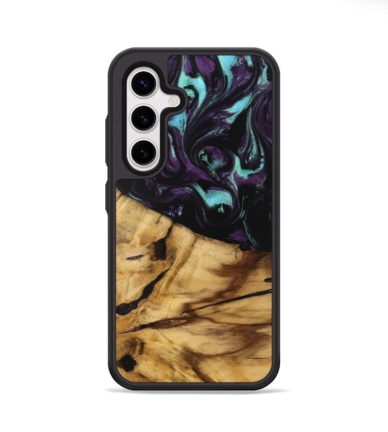 Galaxy S25 Wood Phone Case - Shane (Purple, 745818)