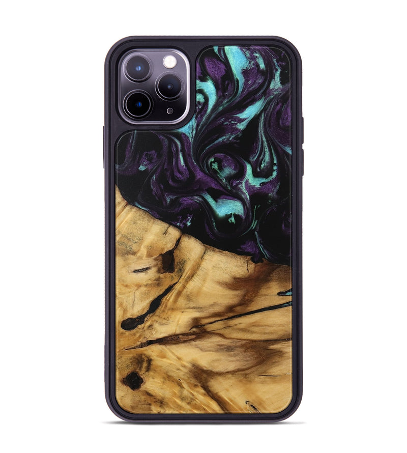 iPhone 11 Pro Max Wood Phone Case - Shane (Purple, 745818)