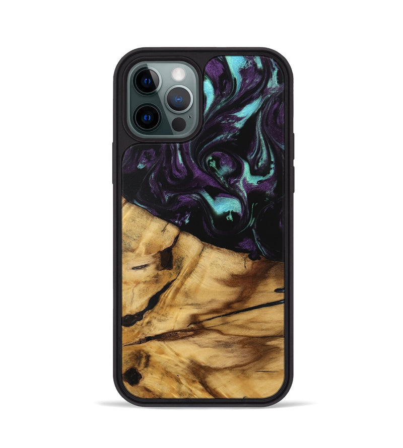 iPhone 12 Pro Wood Phone Case - Shane (Purple, 745818)