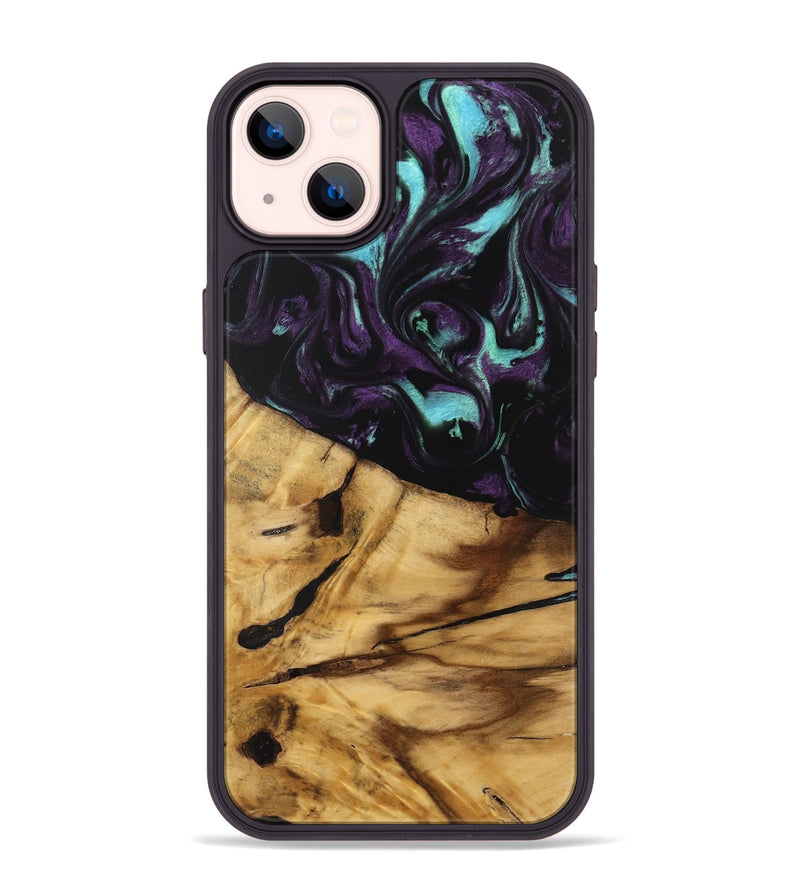 iPhone 14 Plus Wood Phone Case - Shane (Purple, 745818)