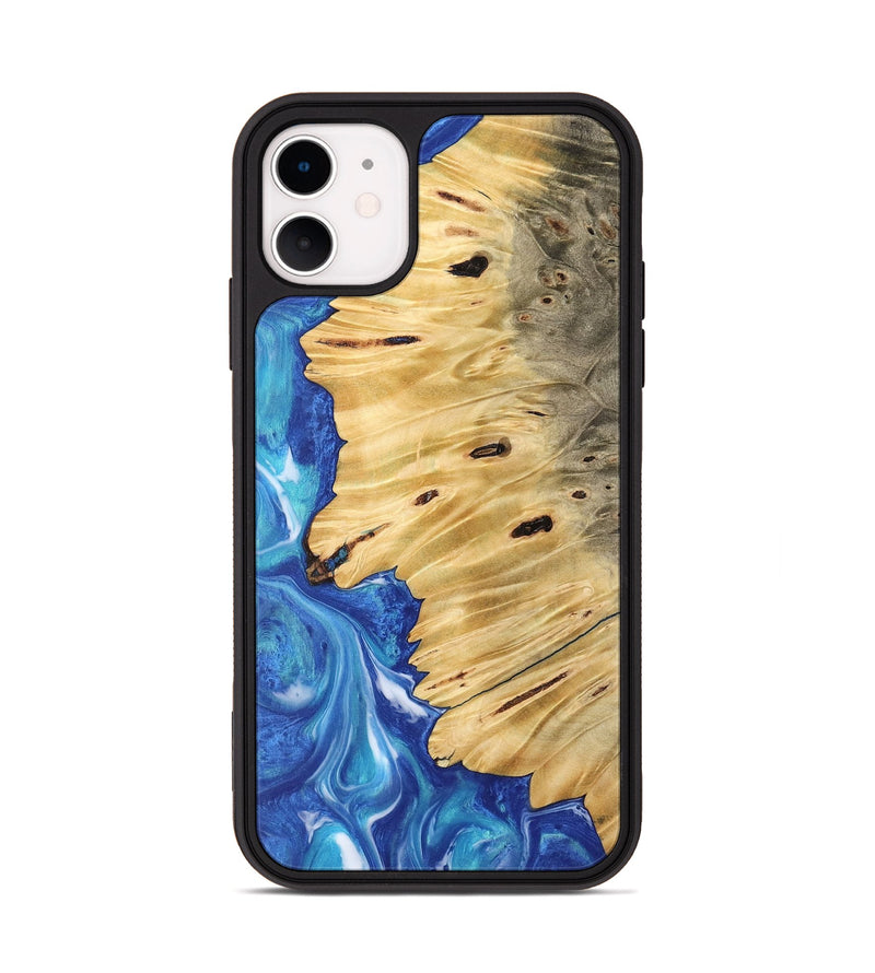 iPhone 11 Wood Phone Case - Jean (Blue, 745820)