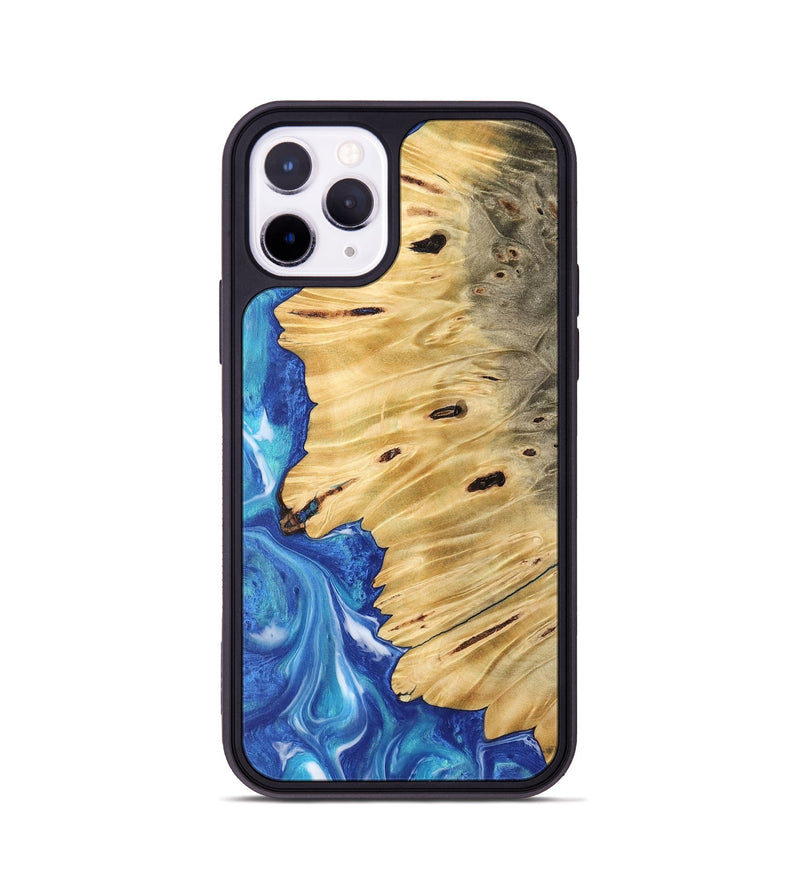 iPhone 11 Pro Wood Phone Case - Jean (Blue, 745820)