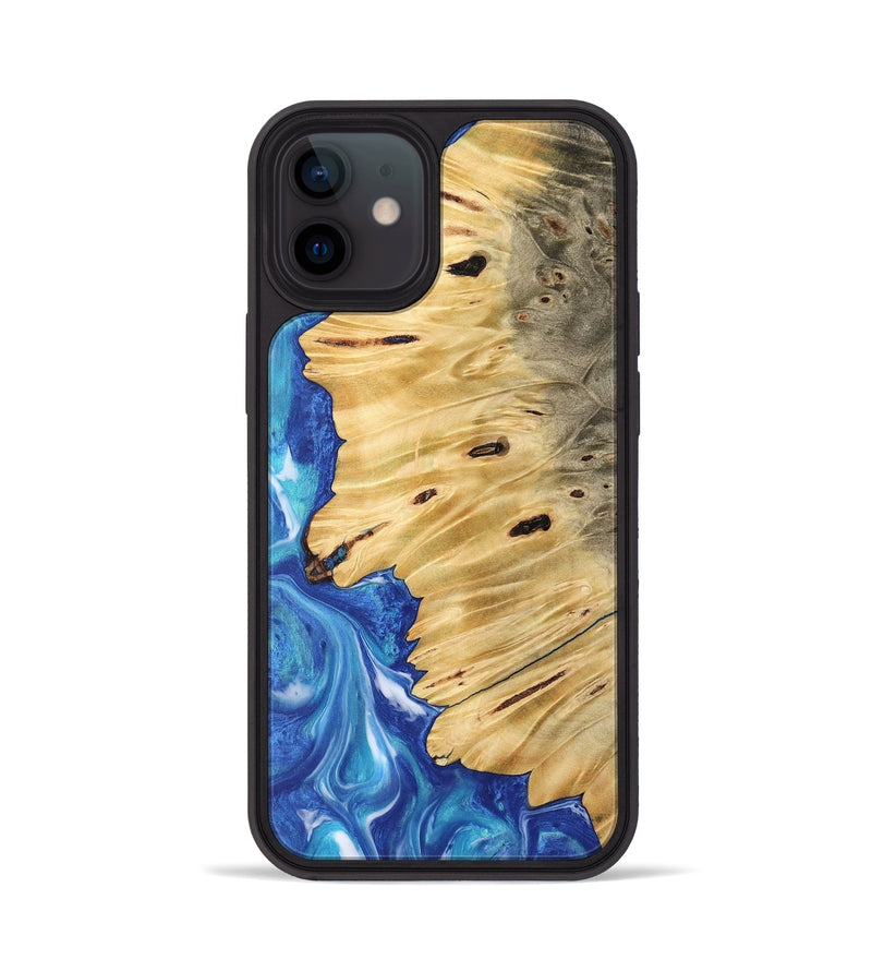 iPhone 12 Wood Phone Case - Jean (Blue, 745820)