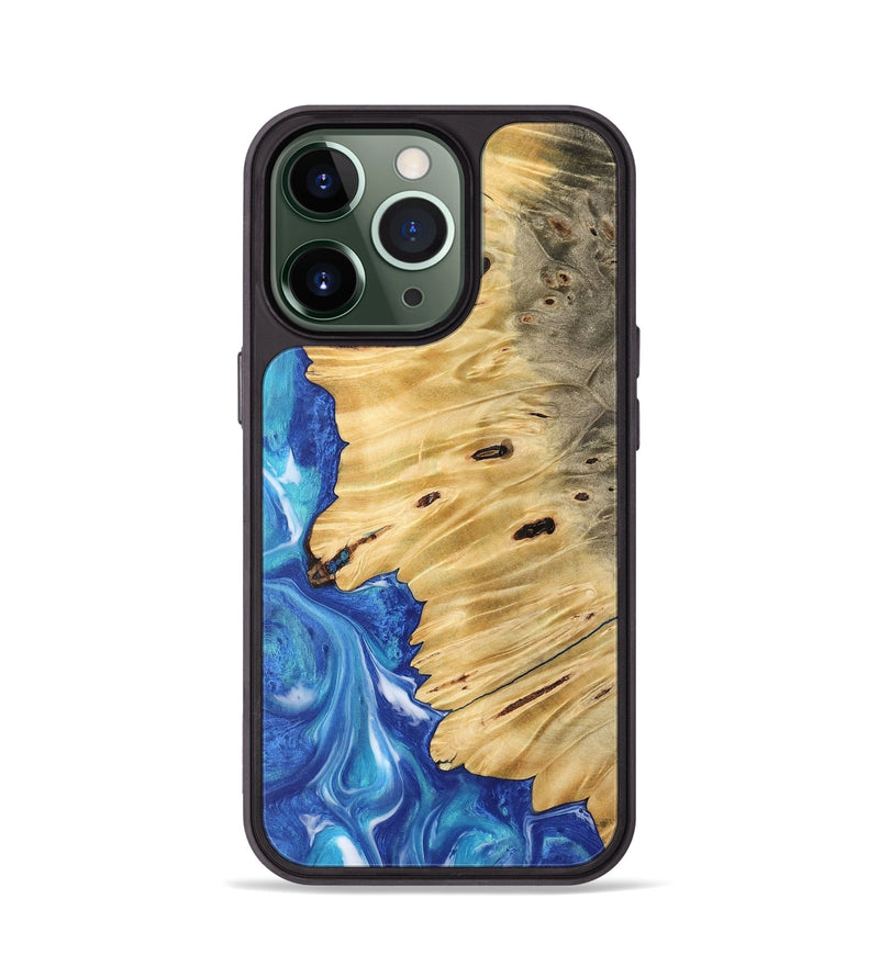 iPhone 13 Pro Wood Phone Case - Jean (Blue, 745820)