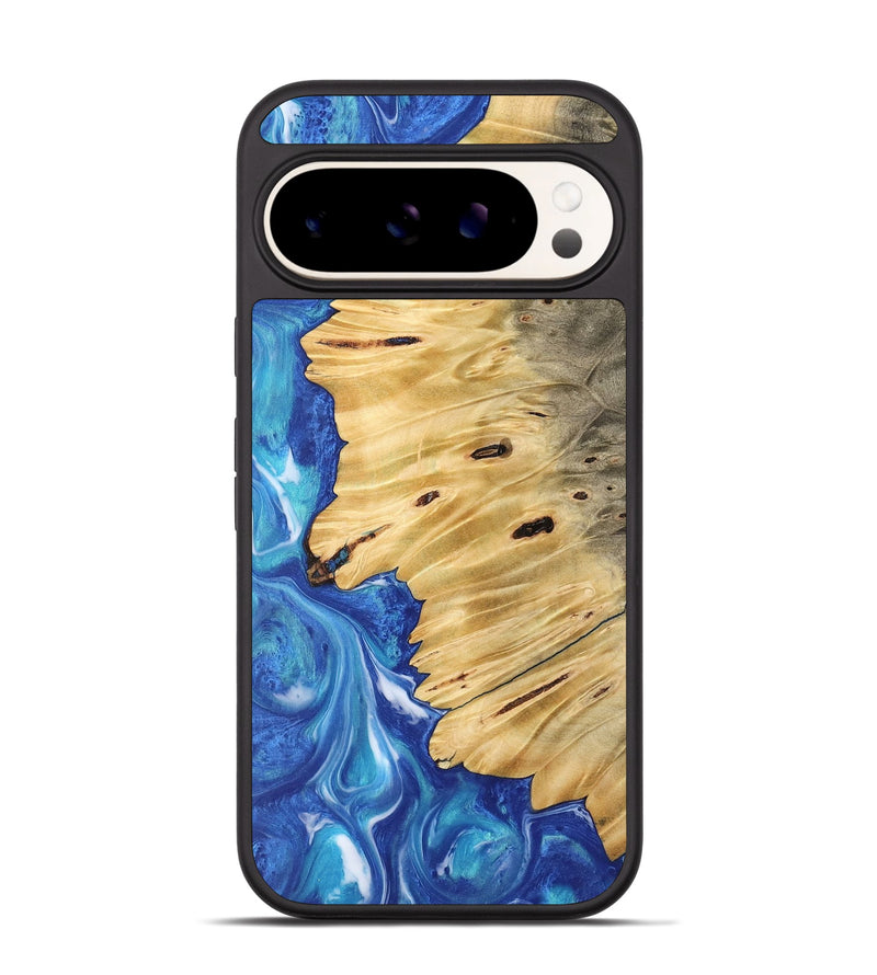 Pixel 9 Wood Phone Case - Jean (Blue, 745820)