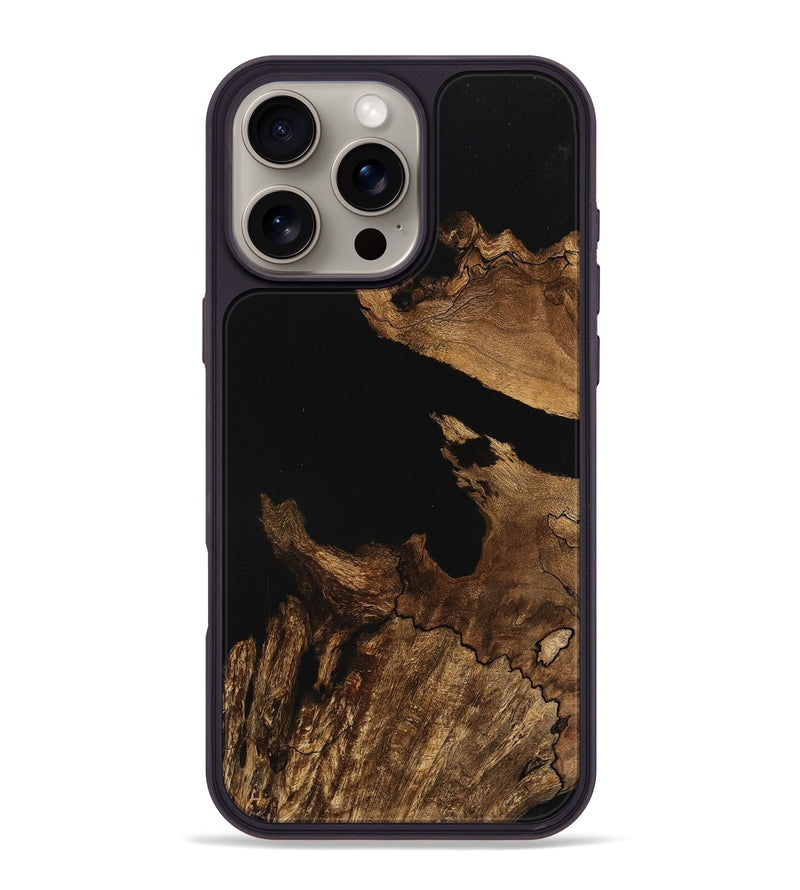 iPhone 16 Pro Max Wood Phone Case - Candice (Wood Burl, 745822)