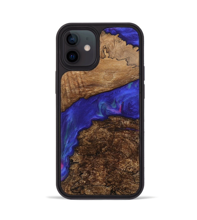 iPhone 12 Wood Phone Case - Danelle (Purple, 745823)