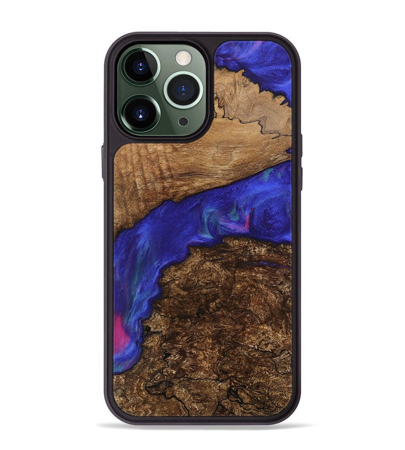 iPhone 13 Pro Max Wood Phone Case - Danelle (Purple, 745823)